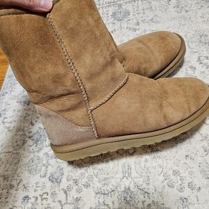 UGG Classic Tan Ankle Boots